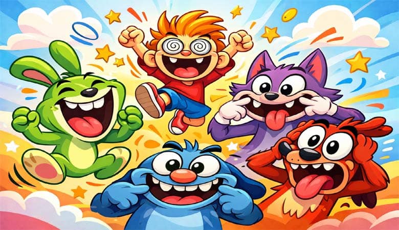 Crazy Cartoon Characters